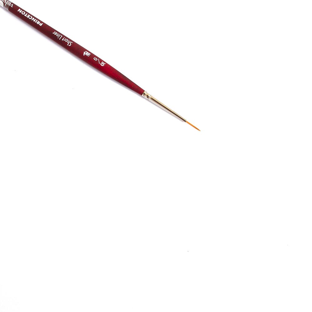 Princeton, Velvetouch, Multimedia, Brush, Short Liner, 10/0